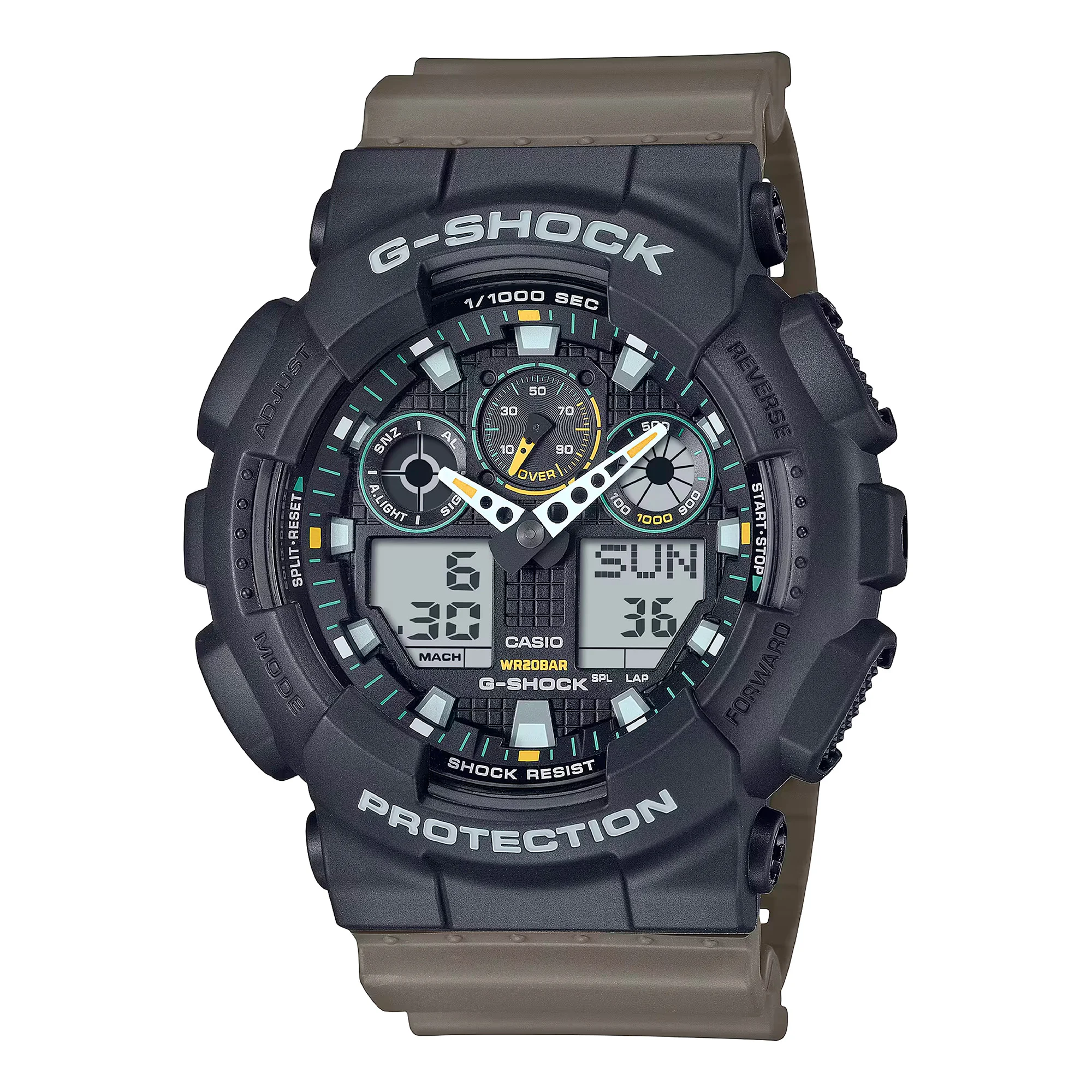 Watch CASIO G-Shock ga-100tu-1a3er