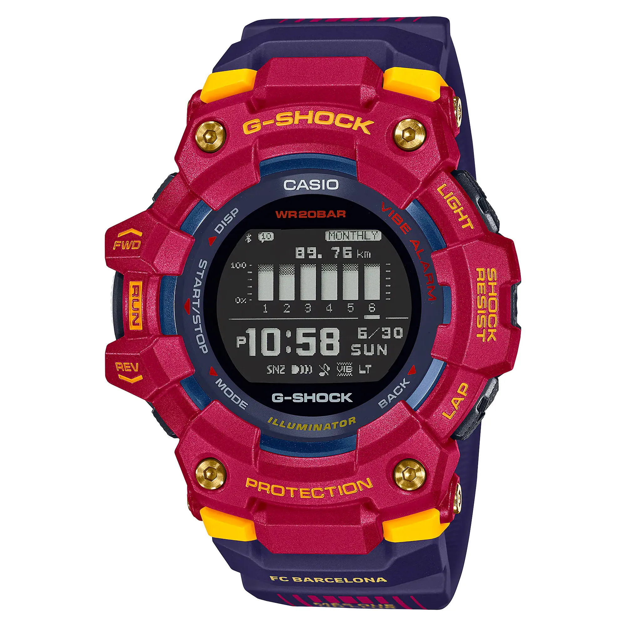 Watch CASIO G-Shock gbd-100bar-4er