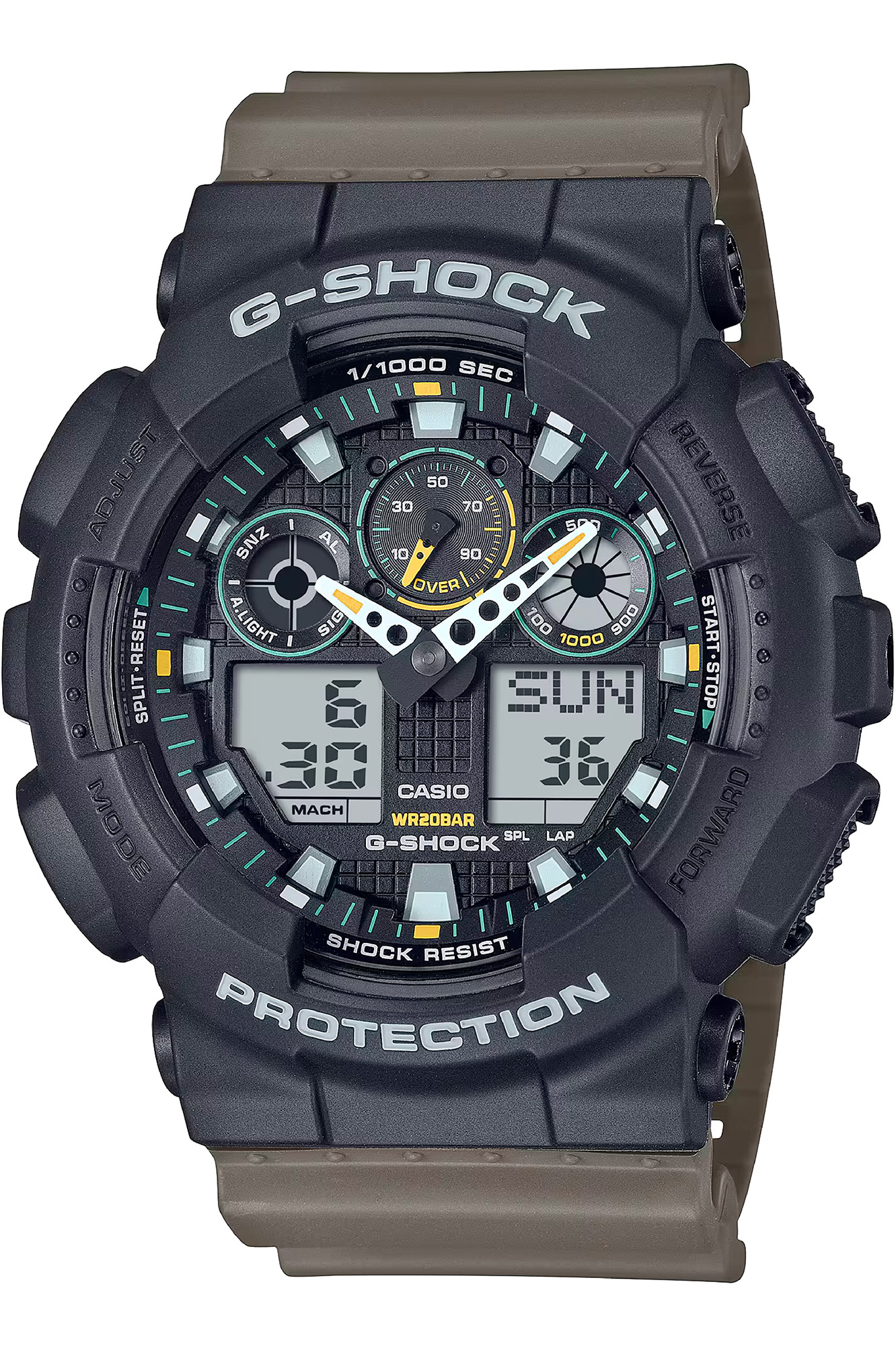 Watch CASIO G-Shock ga-100tu-1a3er