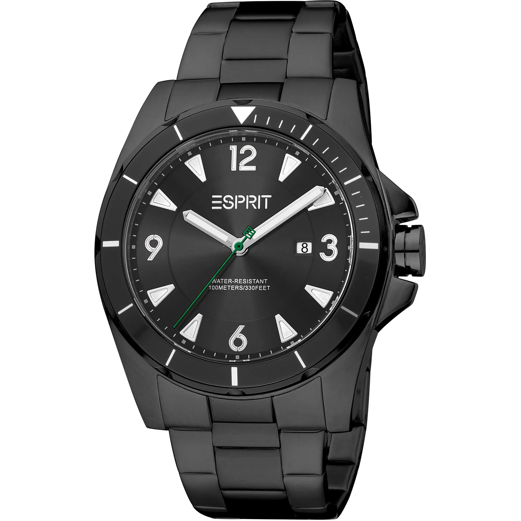 Esprit ES103152007 - Orologio Da Uomo In Acciaio Inox, Quadrante Argento, Vetro Minerale, Movimento Al Quarzo