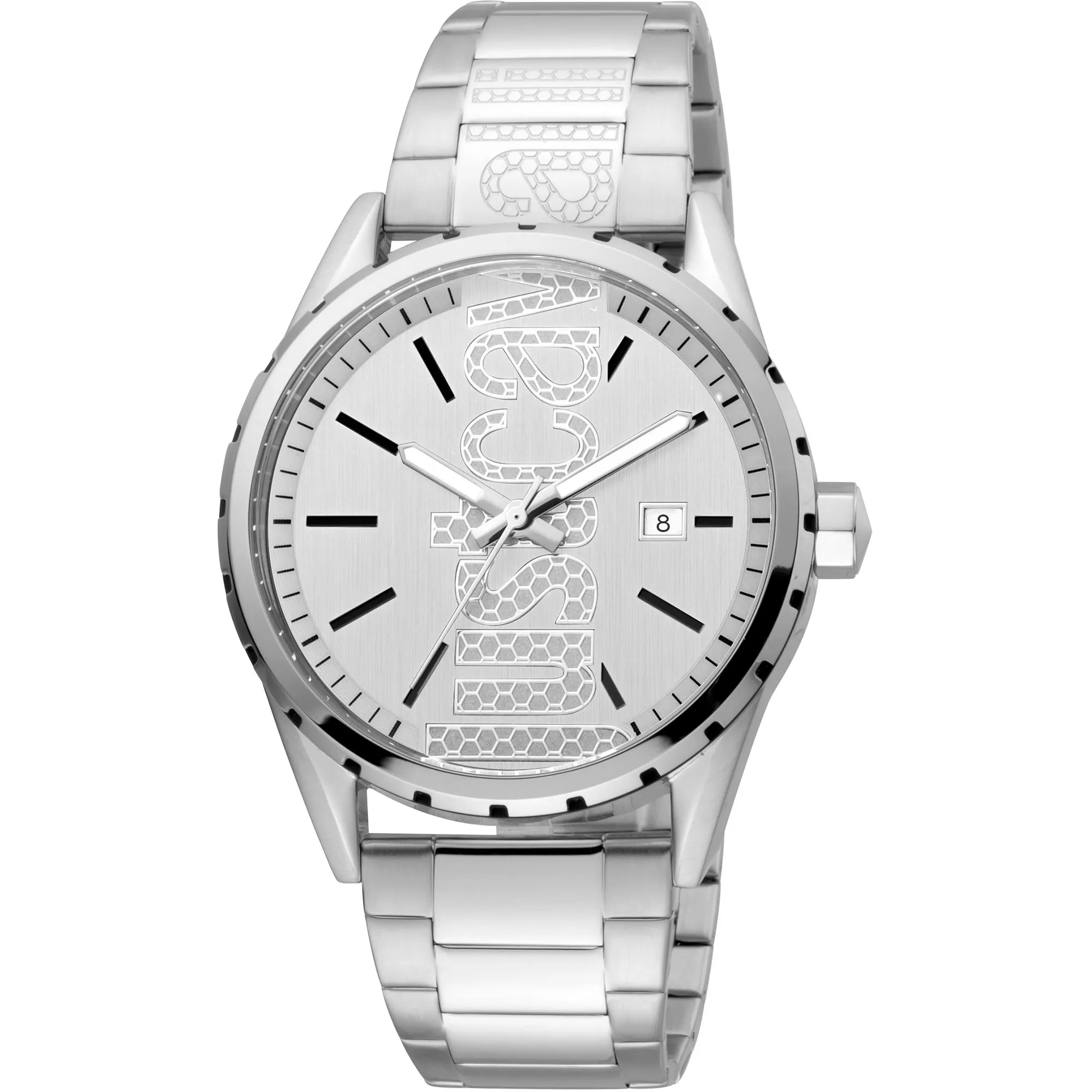 Orologio Uomo Just Cavalli JC1G082L0085 – Quarzo, Cinturino In Pelle, Impermeabile 10 ATM, Vetro Minerale, Design Multicolore